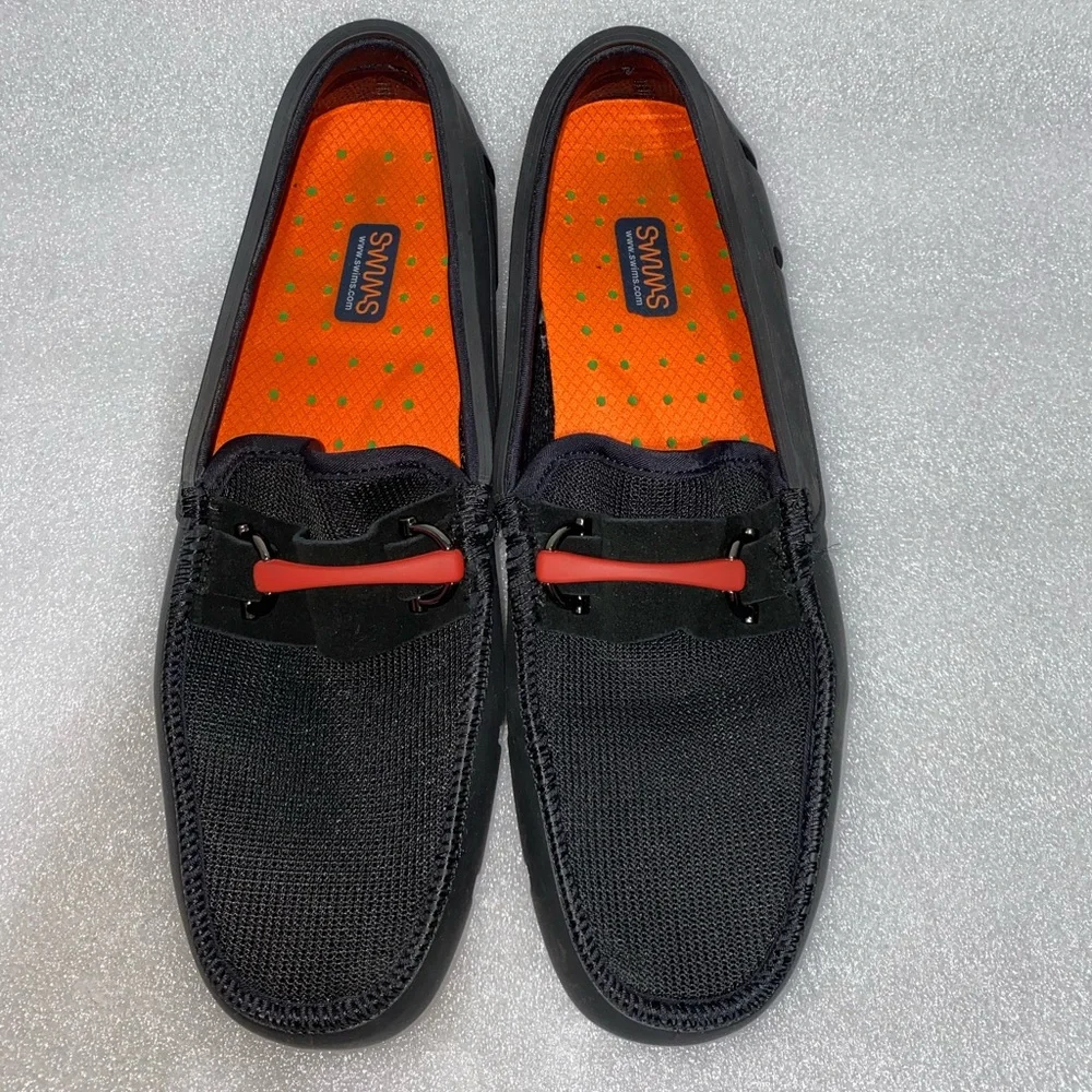 Swims Men’s Sporty Bit Loafer size 8 black red